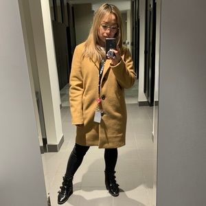 GAP factory camel coat size S